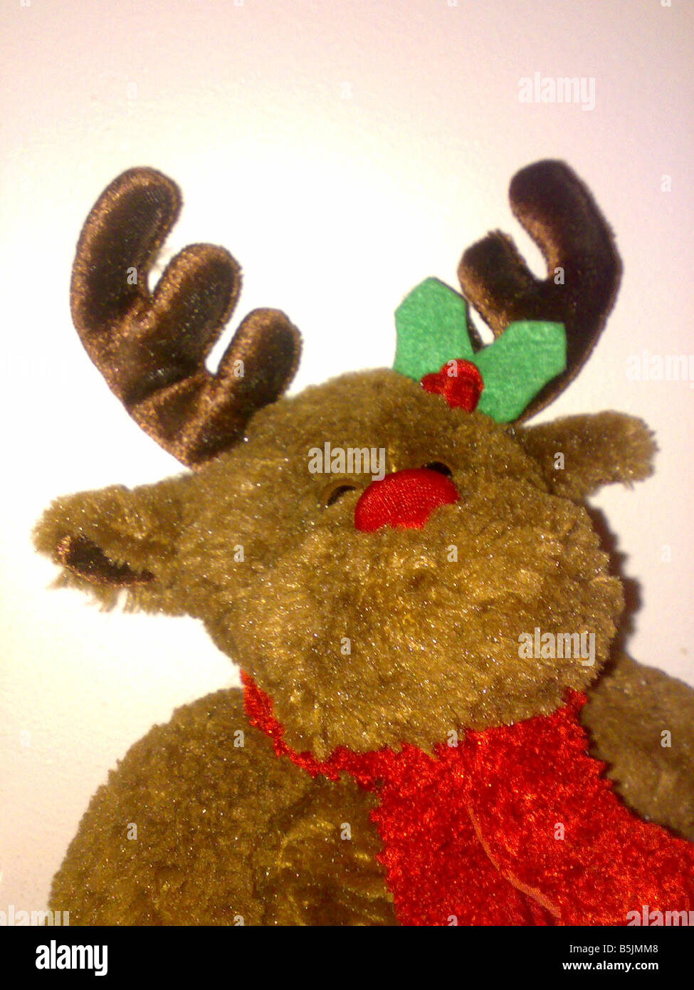 Peluche Renna Rudolph Di Natale 15 Cm - Morbido E Coccoloso Con Sciarpa