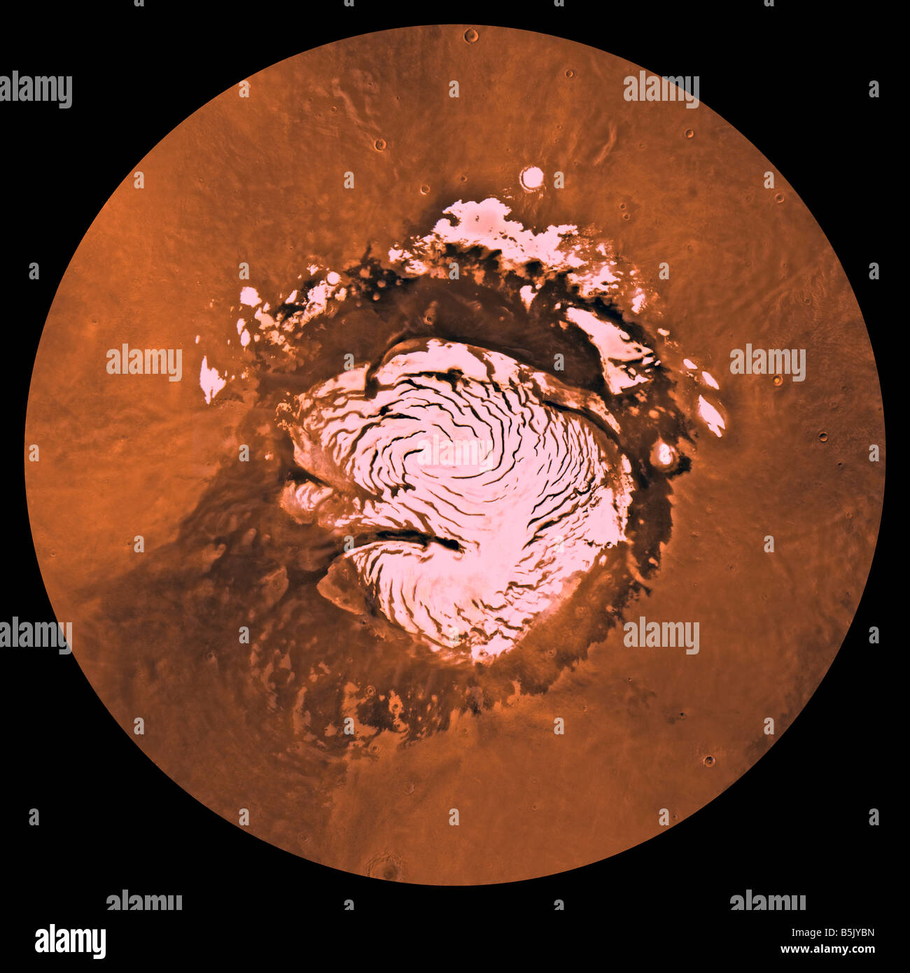 Mare Boreum regione di Marte. Foto Stock