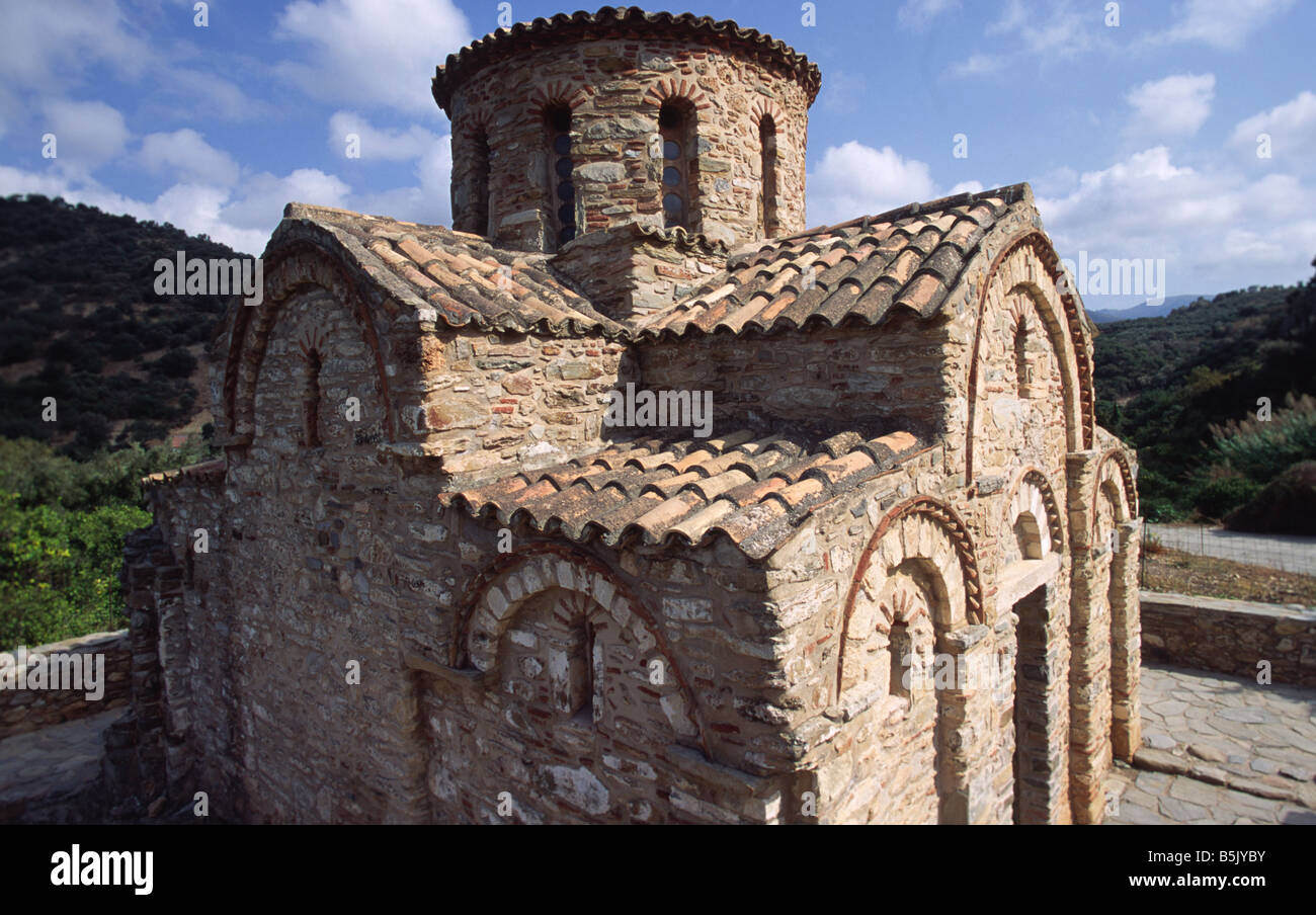 Famosa chiesa bizantina di Fodele Creta Grecia Foto Stock