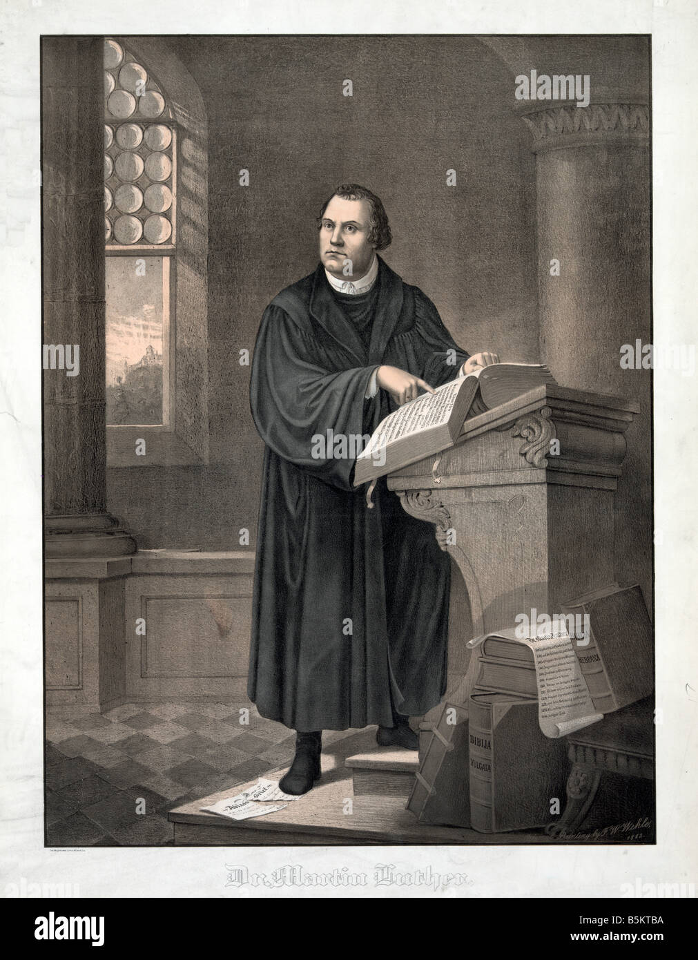 Il Dr Martin Luther, Germania Foto Stock