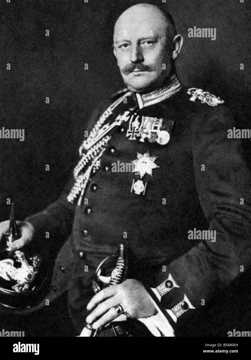 Moltke, Helmuth Johannes von, 23.5.1848 - 18.6.1916, generale tedesco, Capo Dello Stato Maggiore tedesco 1.1.1906 - 3.11.1914, a metà lunghezza, circa 1910, Foto Stock