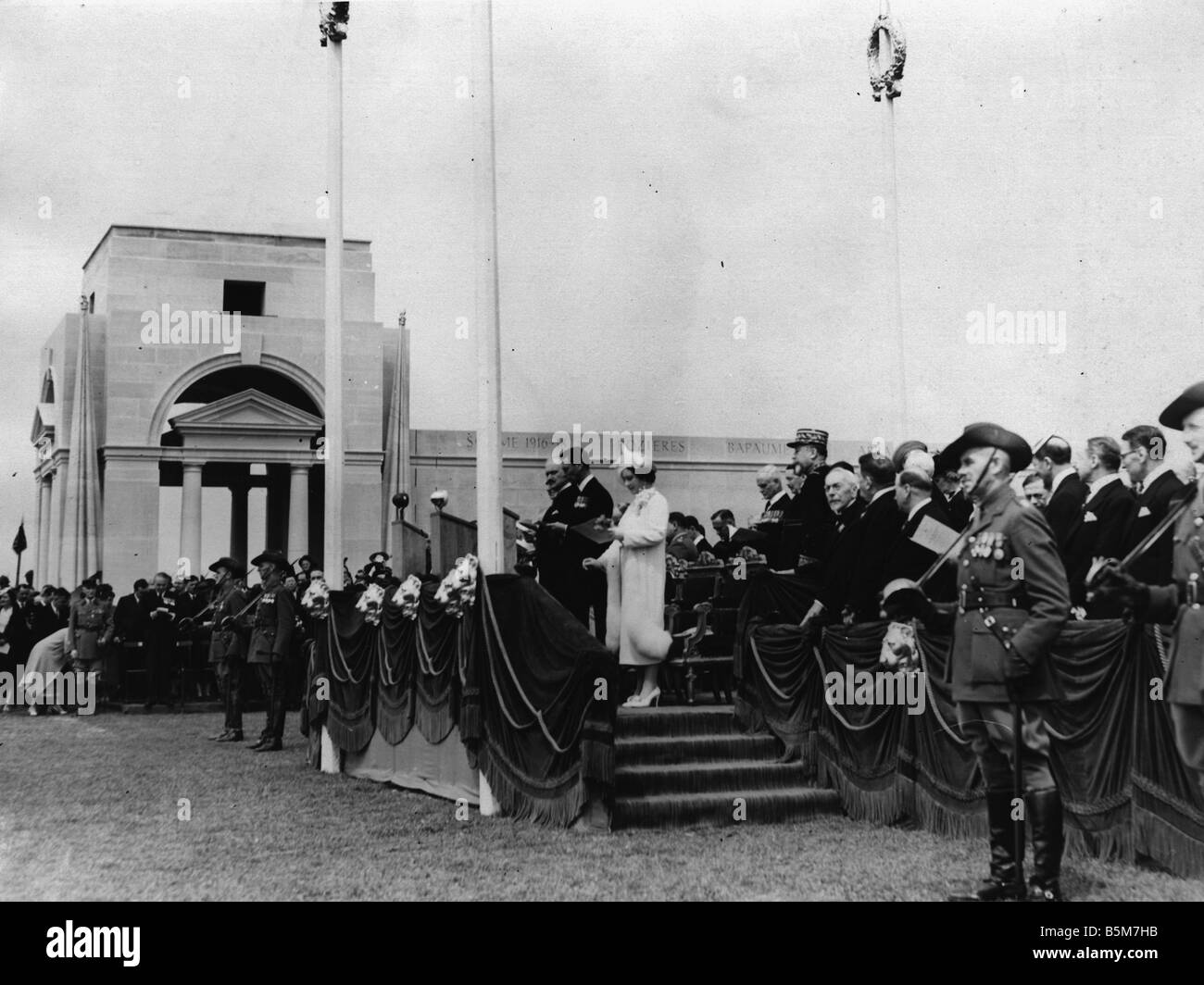 1EN 509 F1938 6 e George VI visita di Stato in Francia 1938 George VI re di Gran Bretagna 1936 52 1895 1952 Visita di Stato in Francia J Foto Stock