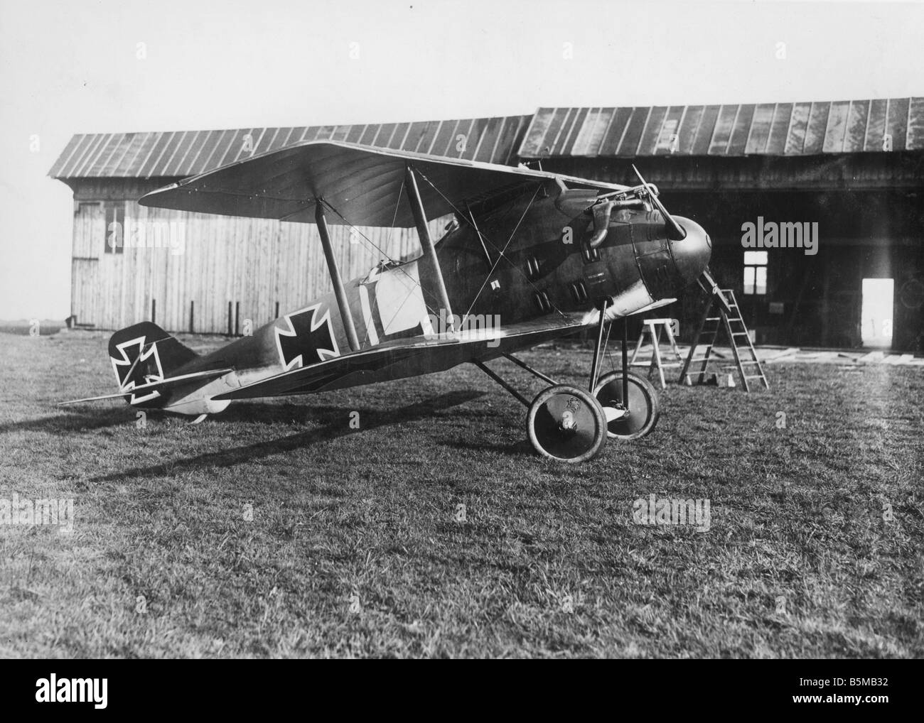 2 M75 L1 1918 1 Guerra aeroplano Pfalz 1918 militare tedesco Airforce Prima Guerra Mondiale 1914 18 piano di guerra Pfalz Typ D XII 1918 180 PS O Foto Stock