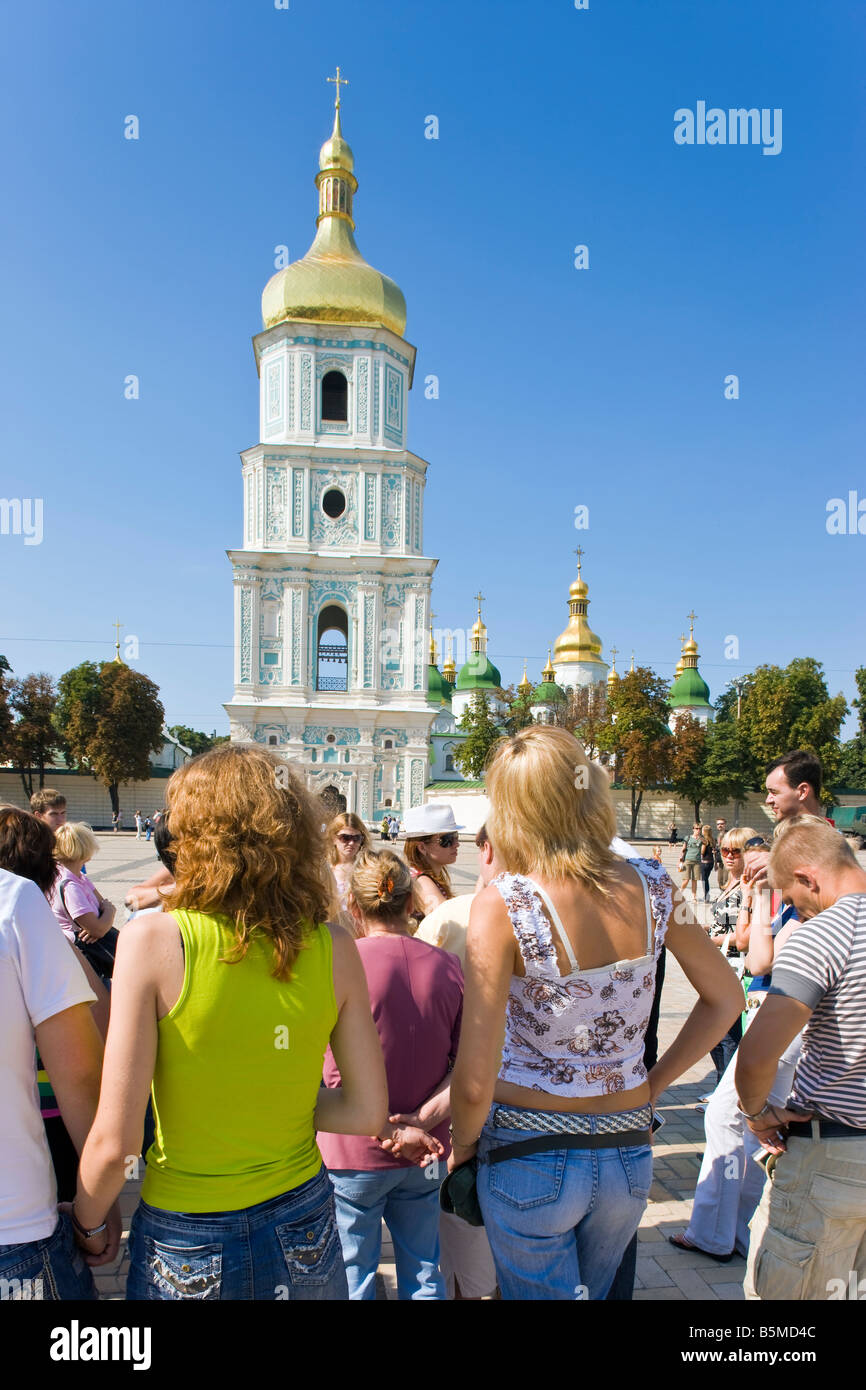 St Sophia cattedrale, Kiev, Ucraina, Europa orientale Foto Stock