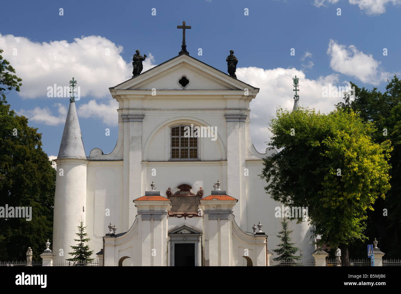 Chiesa barocca (1703 - 1706) in Węgrów, Masovian voivodato, Polonia Foto Stock