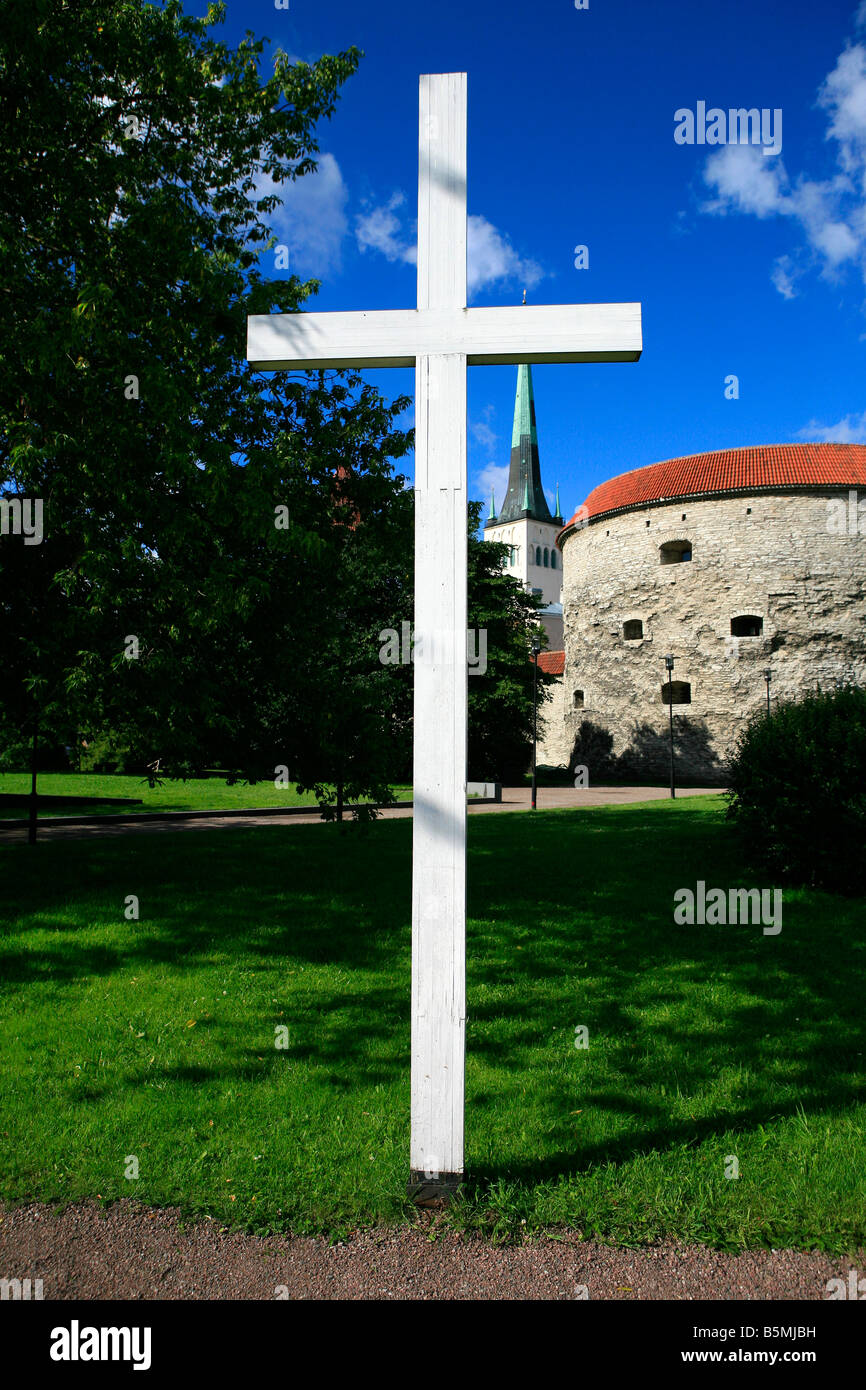 Traghetto Estonia Disaster Memorial a Tallinn in Estonia Foto Stock