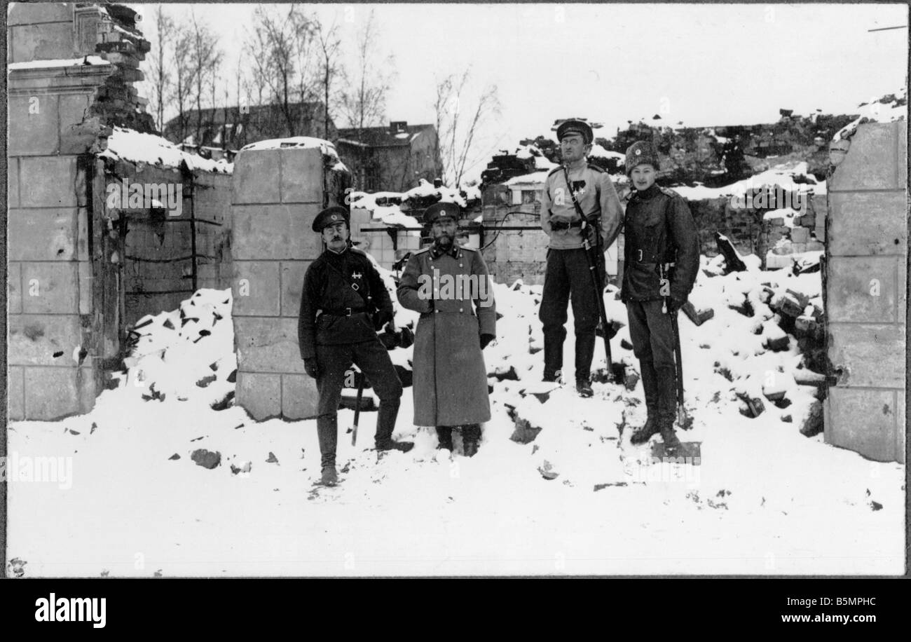 9 1916 0 0 A7 2 truppe russe in Stalluponen 1916 Guerra Mondiale 1 le truppe russe occupano parte della Prussia orientale a partire dal mese di agosto 1914 Russi Foto Stock