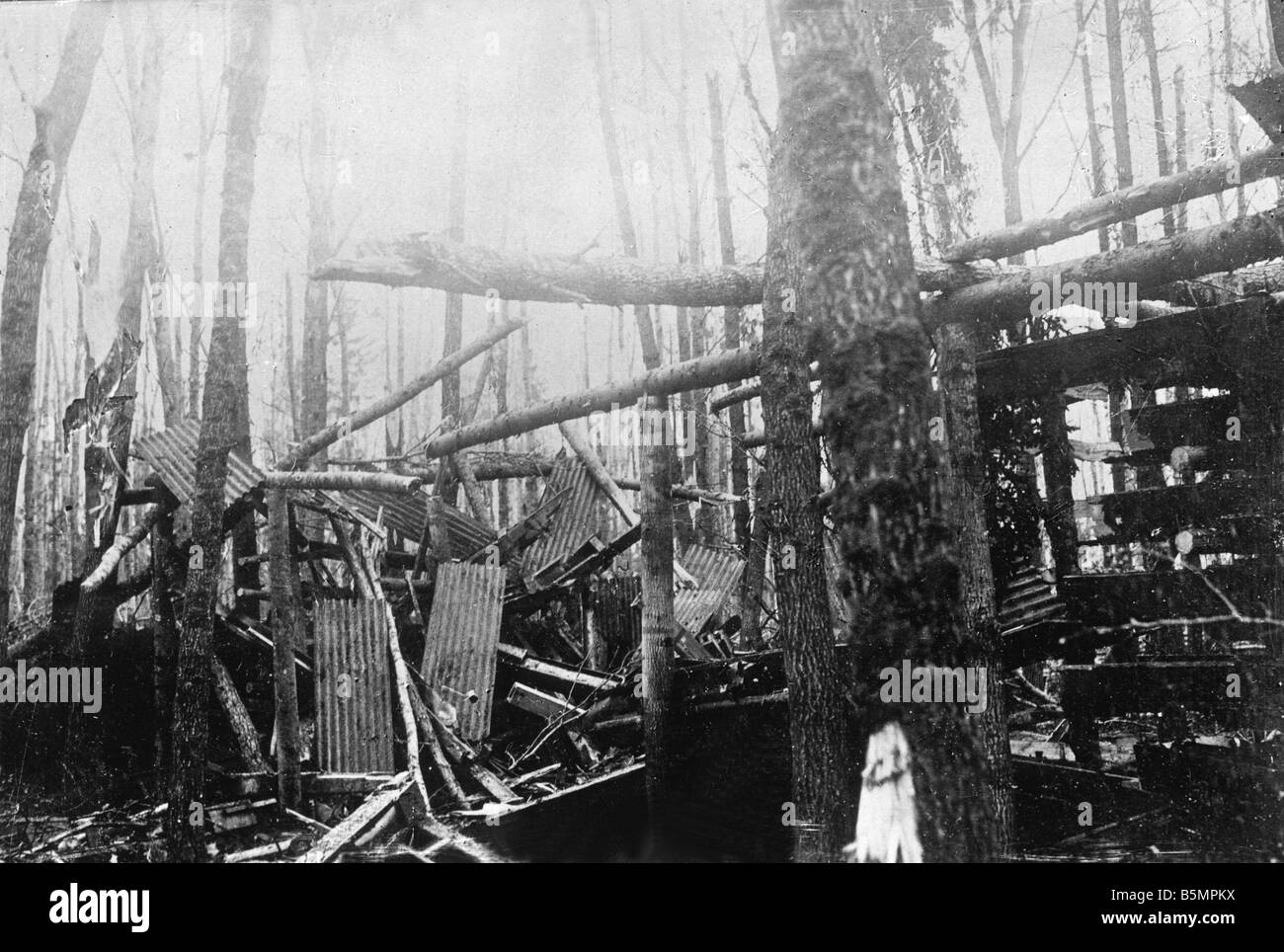 9 1916 3 18 A1 3 e Battaglia di Postawy 1916 Engineer depot Guerra Mondiale 1 anteriore orientale sconfitta delle truppe russe dopo un offensiva o Foto Stock