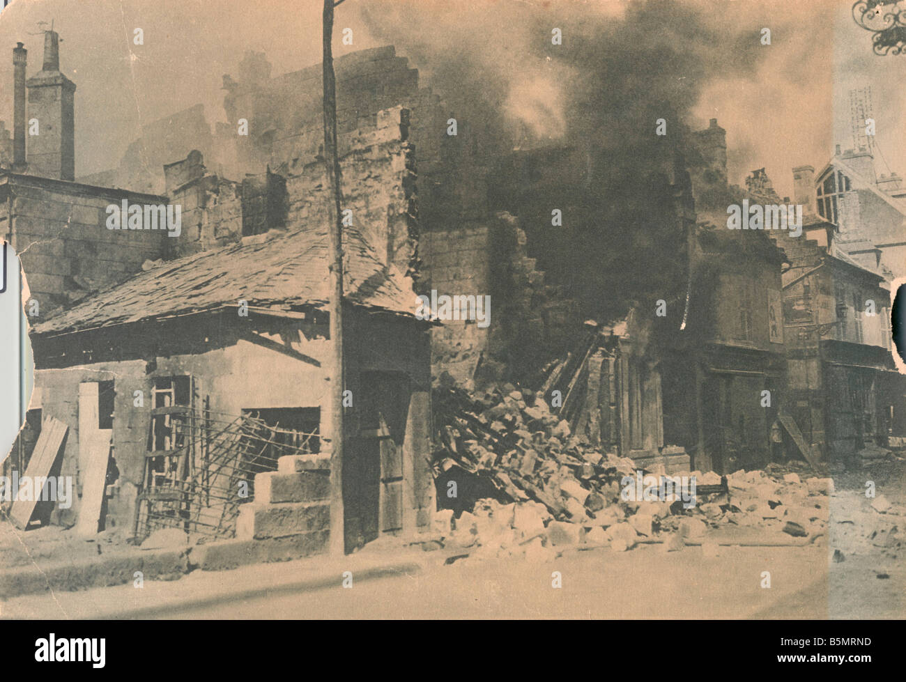 9 1918 5 29 A1 8 e offensivo Maggio 1918 cattura di Soissons Guerra Mondiale 1 fronte occidentale tedesco grande offensiva Marzo Luglio 1918 Break Foto Stock