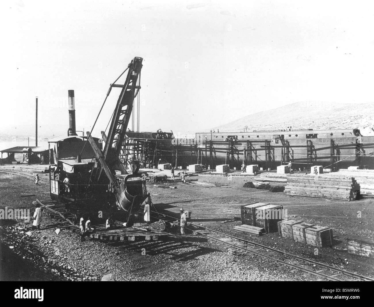 9AF 1914 0 0 A6 1 sistema di cottura a vapore Goetzen Lago Tanganika 1914 la Prima Guerra Mondiale la guerra nelle colonie tedesco East Africa di oggi la Tanzania il cons Foto Stock