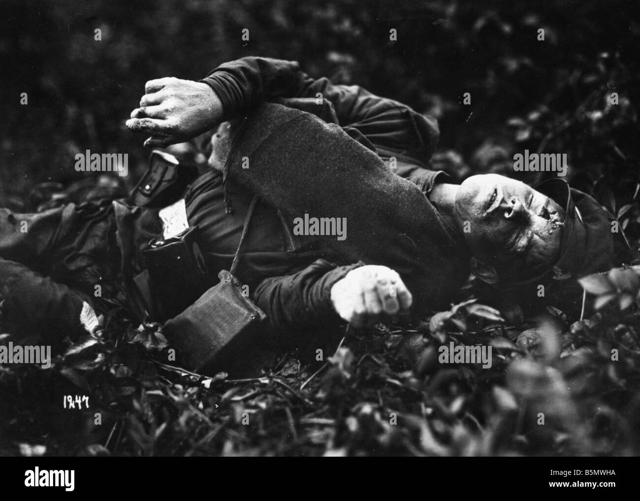 9RD 1914 0 0 A1 e grande guerra russo caduti della Grande Guerra 1914 18 Russo caduto senza data foto Foto Stock