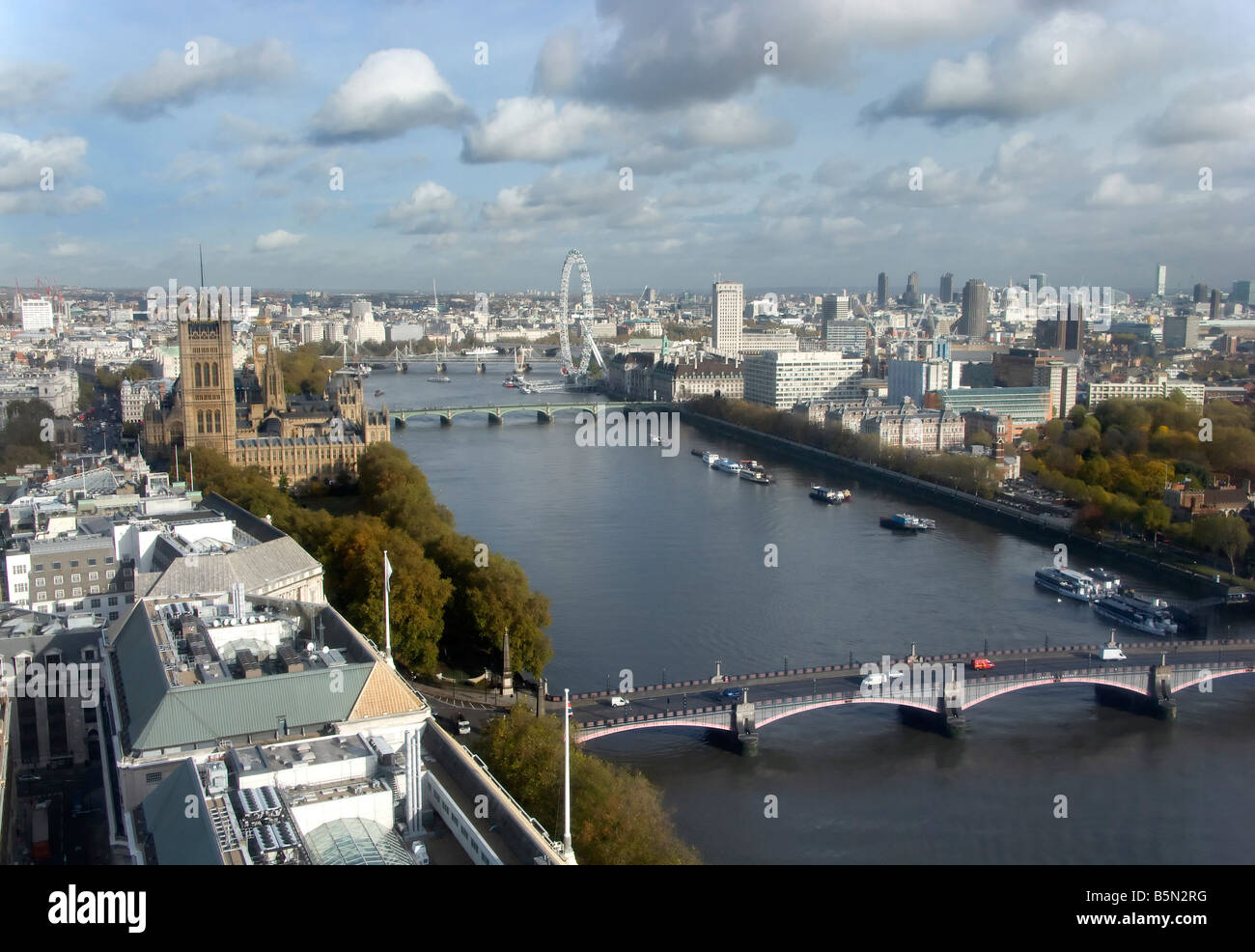 Vista dalla Torre Millbank London 5 Foto Stock