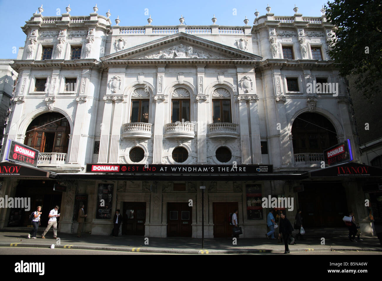 Wyndham's Theatre nel West End di Londra Foto Stock