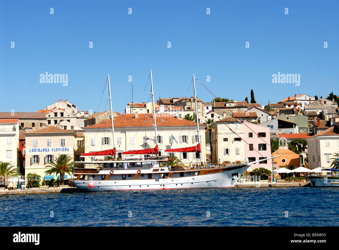 Porto di Mali Losinj Losinj Island Croazia Foto Stock