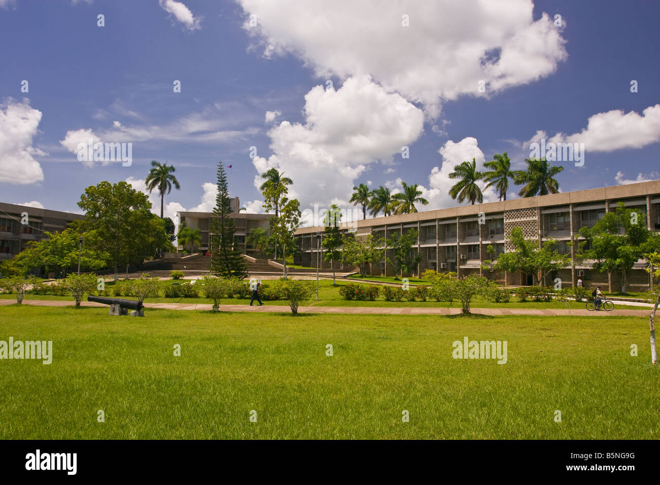 BELMOPAN BELIZE edifici governativi della capitale nazionale di Belmopan Foto Stock