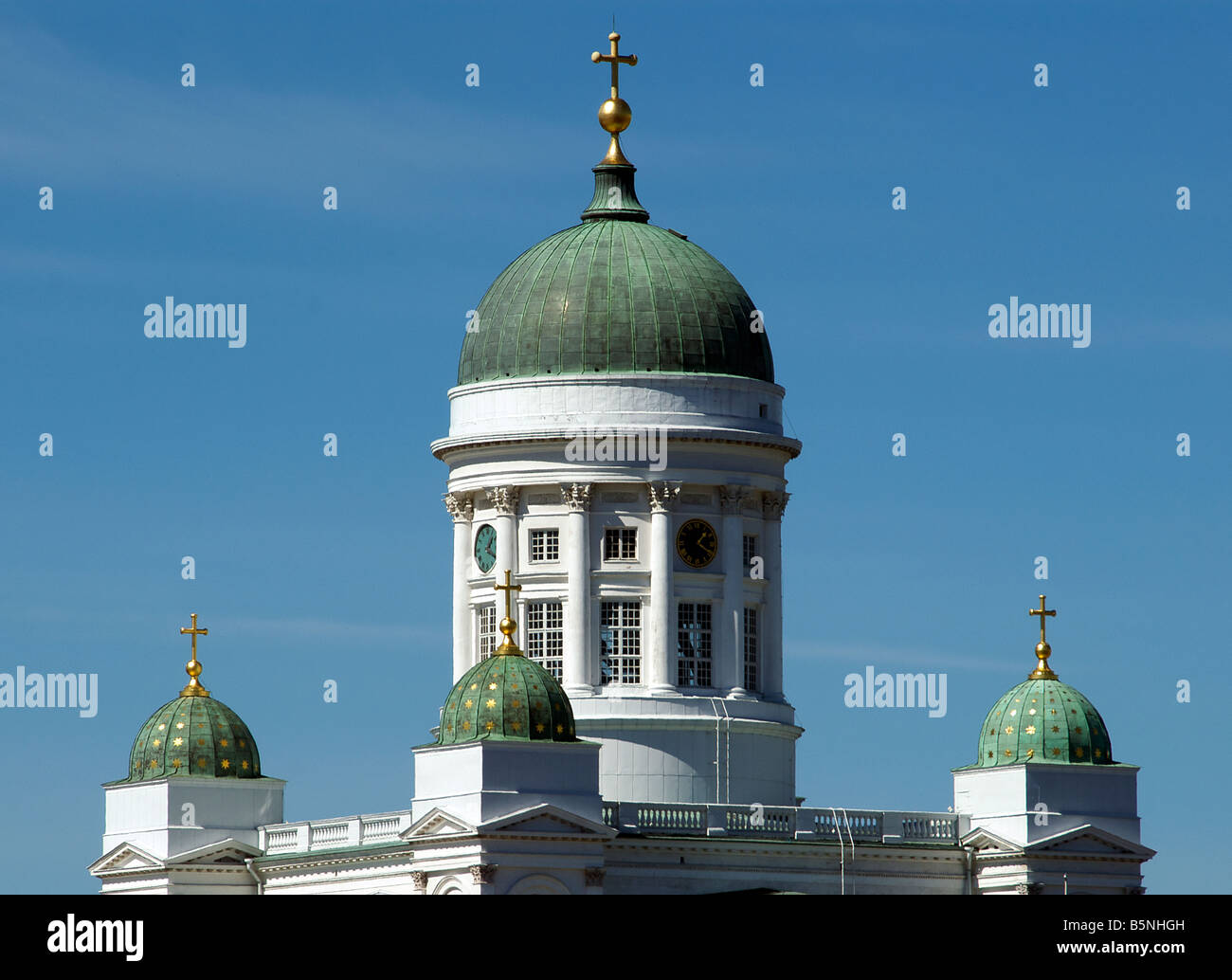 Cupola Luterana Evangelica Cattedrale di Helsinki Helsinki Finlandia Foto Stock
