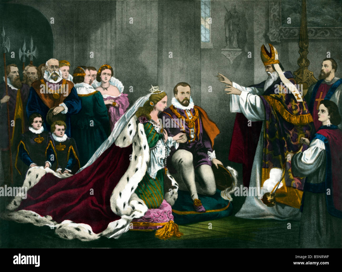 La regina di scozia e lord darnley il 29 luglio immagini e fotografie