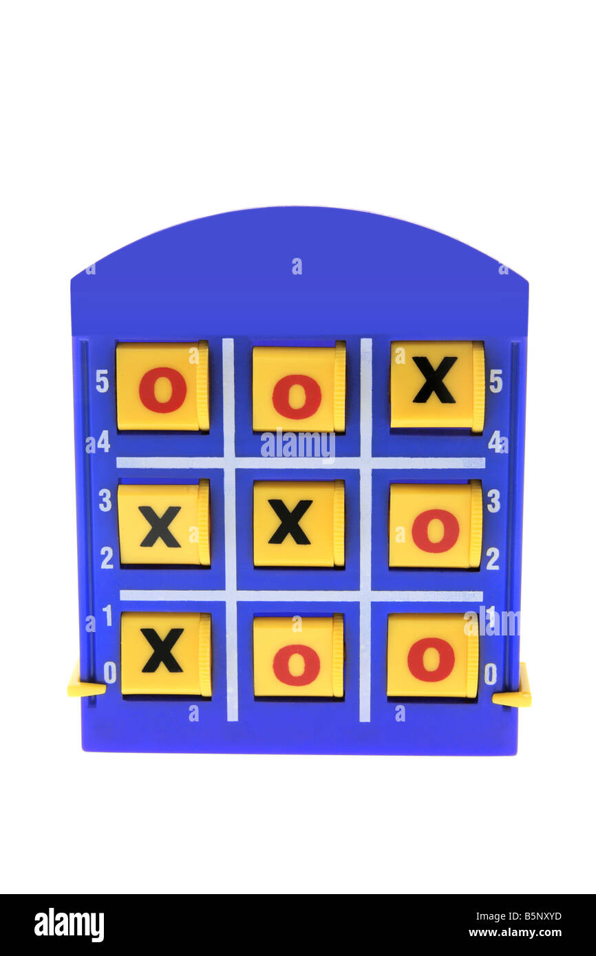 Tic Tac Toe Game Foto Stock