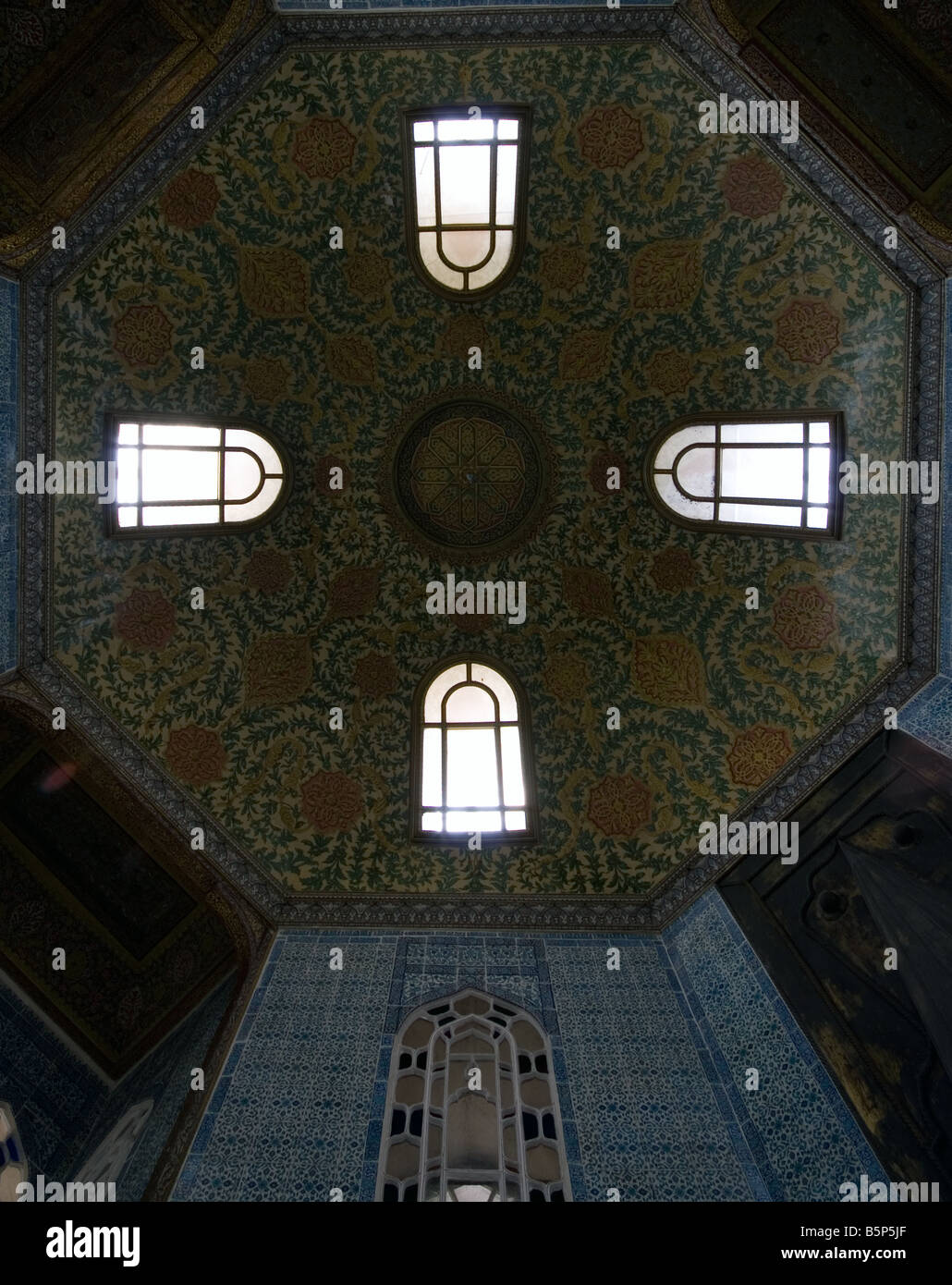 Il Palazzo di Topkapi Harem soffitto Foto Stock