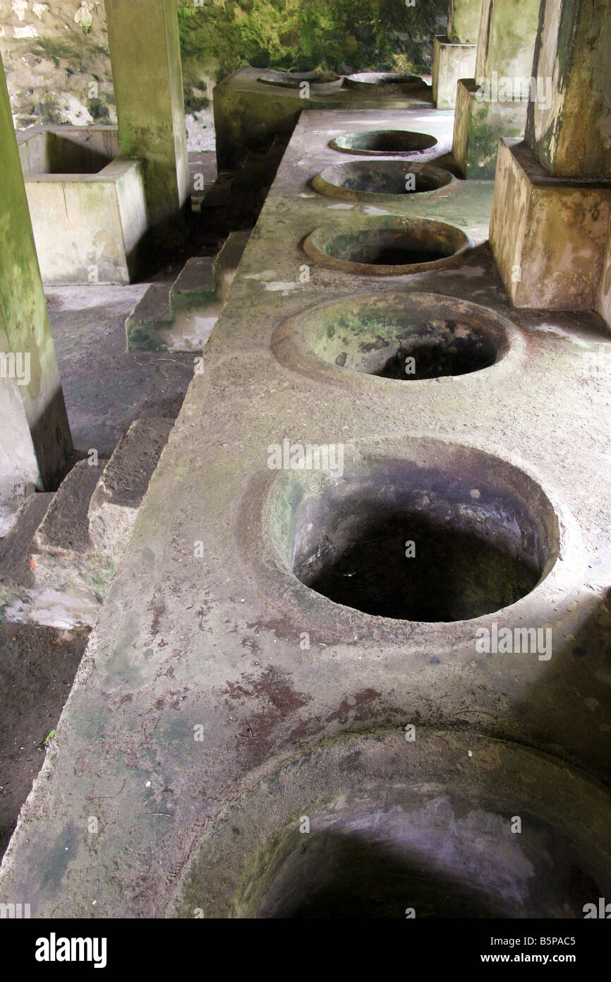 Cucina di poulo condor del carcere, vietnam, leggere le descrizioni riportate di seguito. Foto Stock