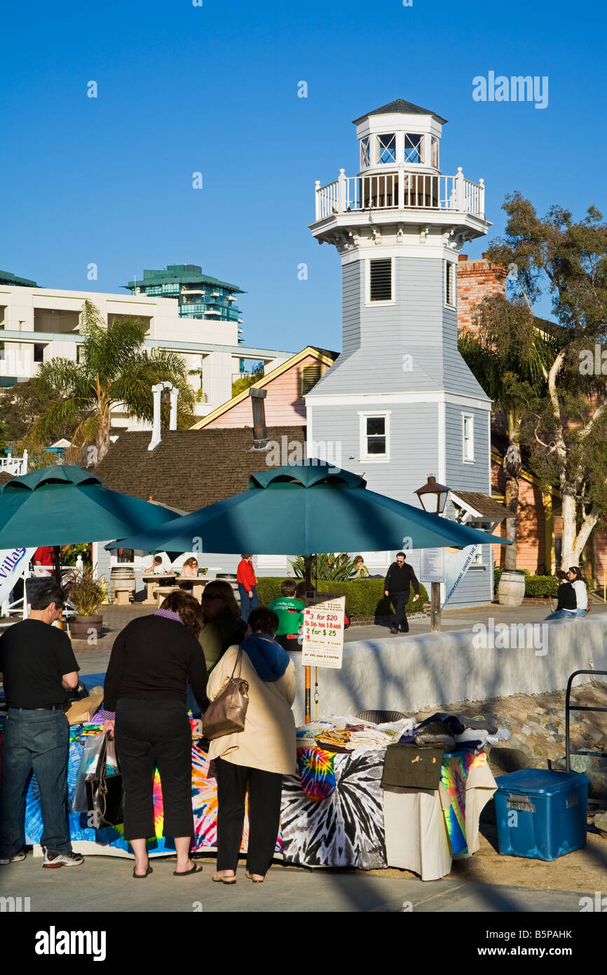 Faro al Seaport Village San Diego California USA Foto Stock