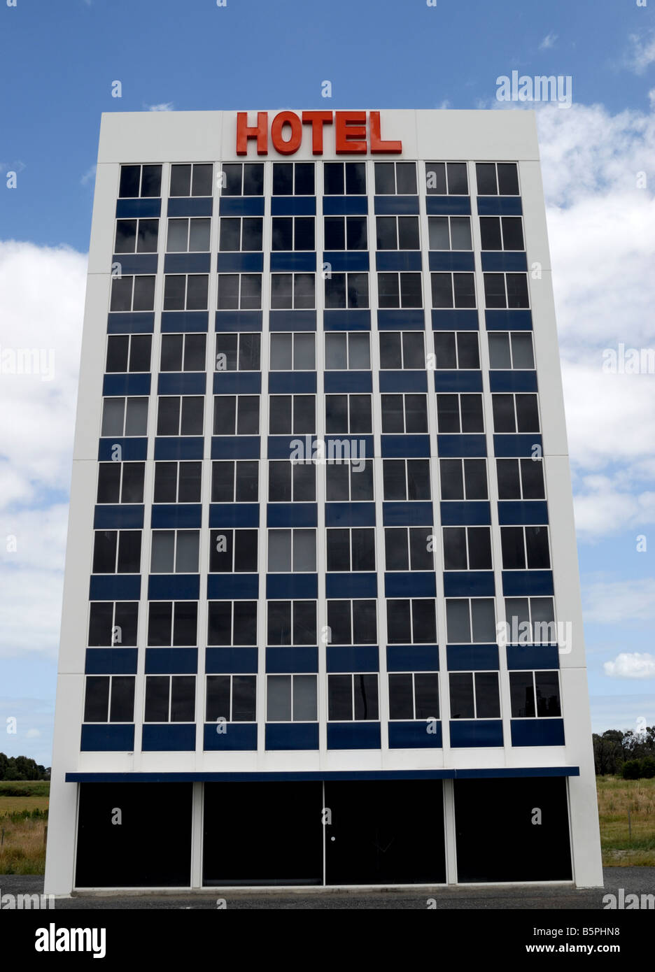 Un generico edificio hotel Foto Stock