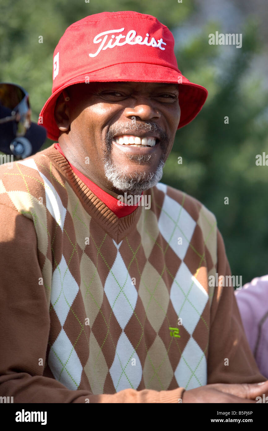 Samuel L Jackson presso il Dunhill International Foto Stock