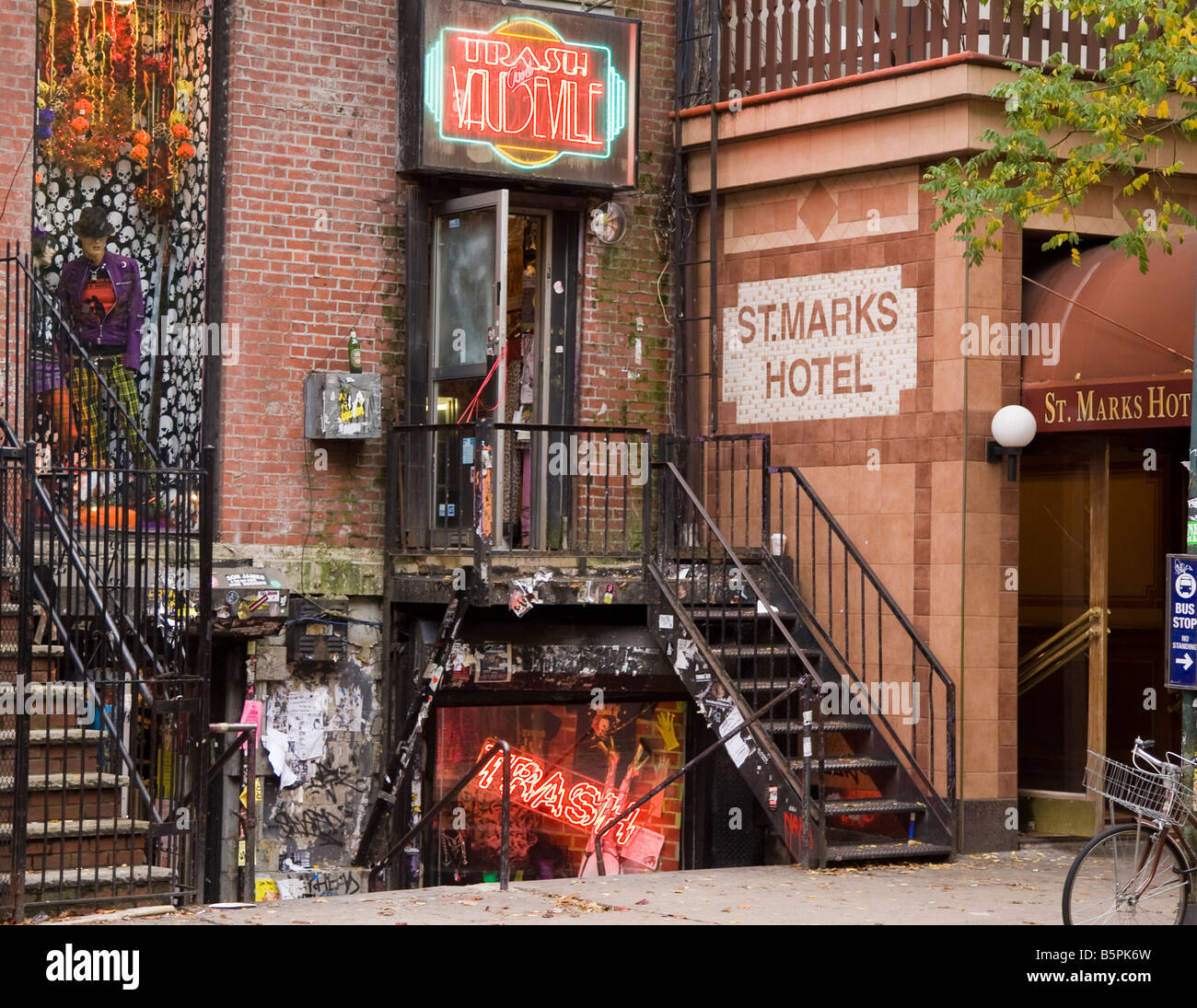 Abbigliamento Vintage store nel Greenwich Village di New York Foto Stock