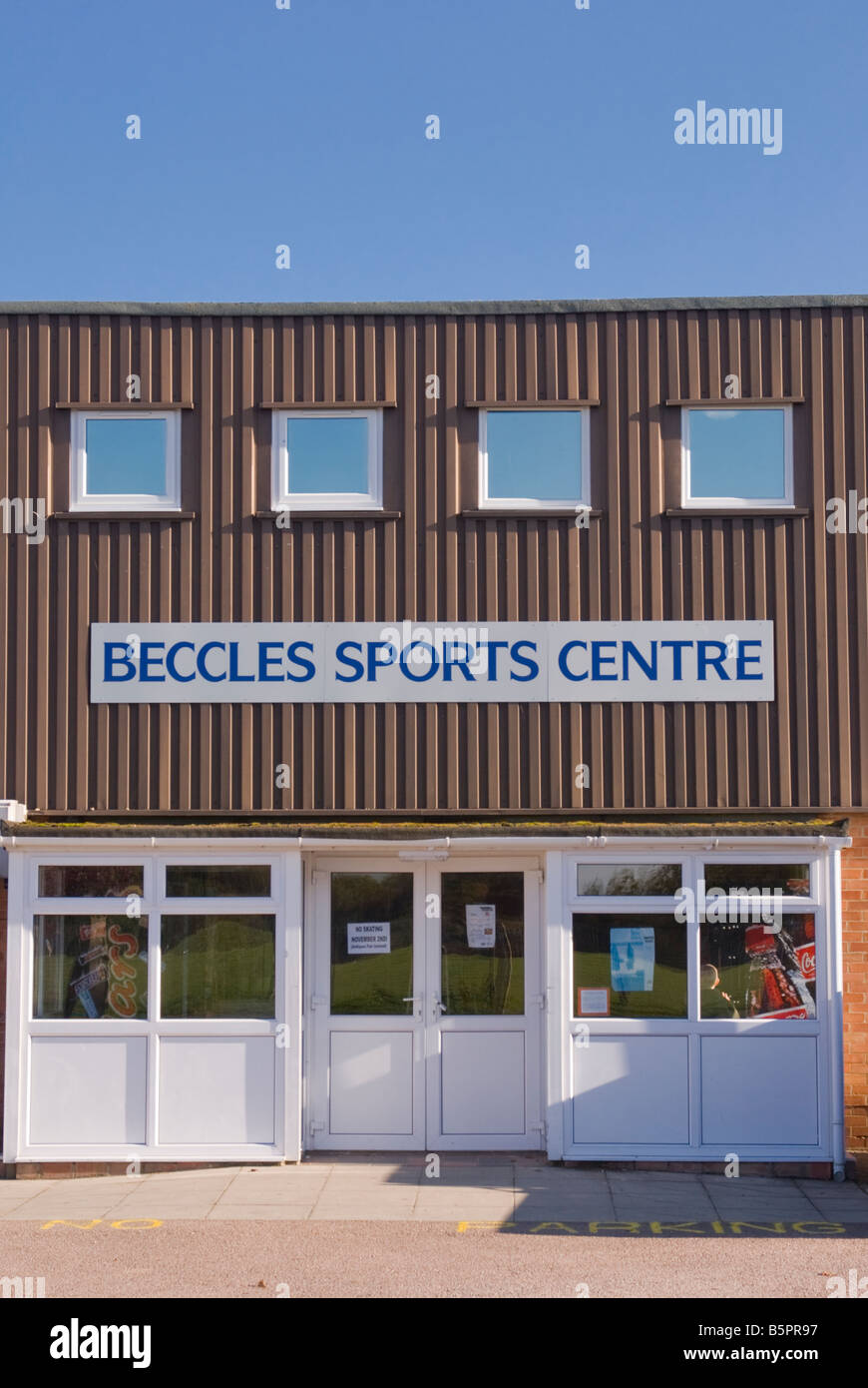 Beccles Centro sportivo a Beccles,Suffolk.uk Foto Stock