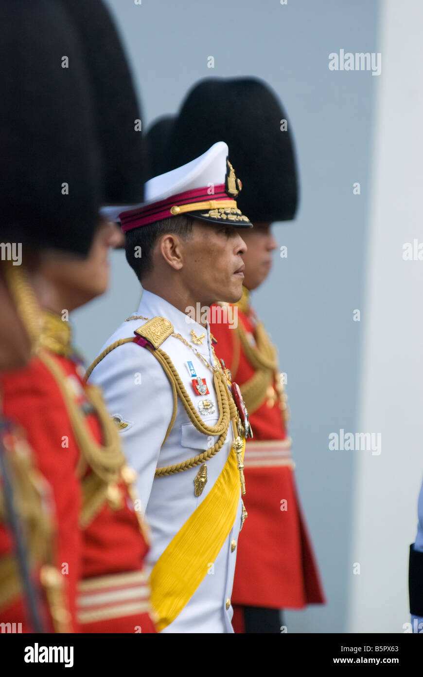 Sua Altezza Reale il Principe Maha Vajiralongkorn del principe ereditario della Thailandia Foto Stock