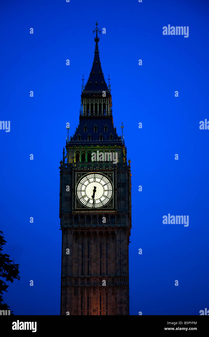 Il Big Ben, la Casa del Parlamento, il London. UK, Europa Foto Stock