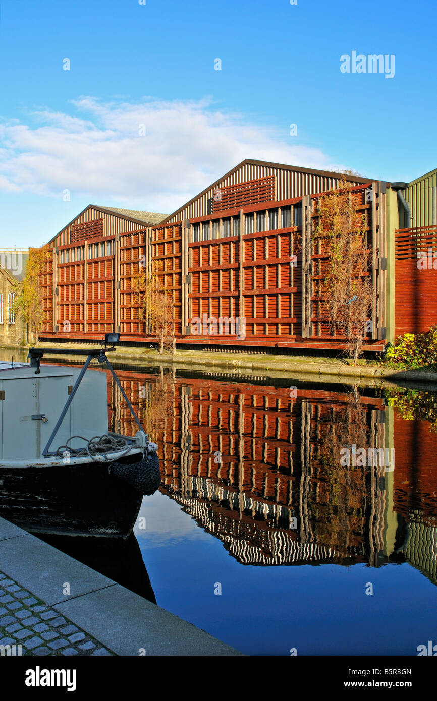 Grand Union Canal Paddington Basin London Regno Unito Foto Stock