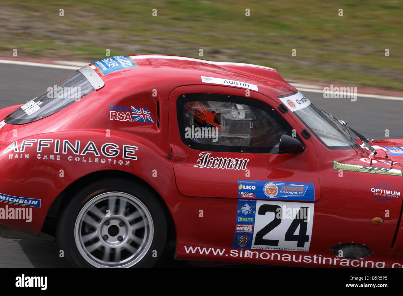 Ginetta Junior Campionato 2008 Foto Stock