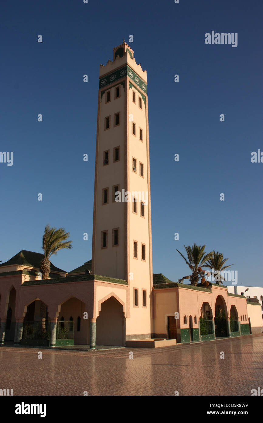 La moschea di Dakhla nel Sahara Occidentale Foto Stock