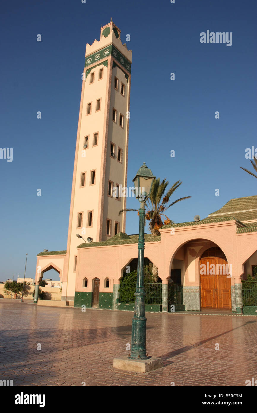 La moschea di Dakhla nel Sahara Occidentale Foto Stock