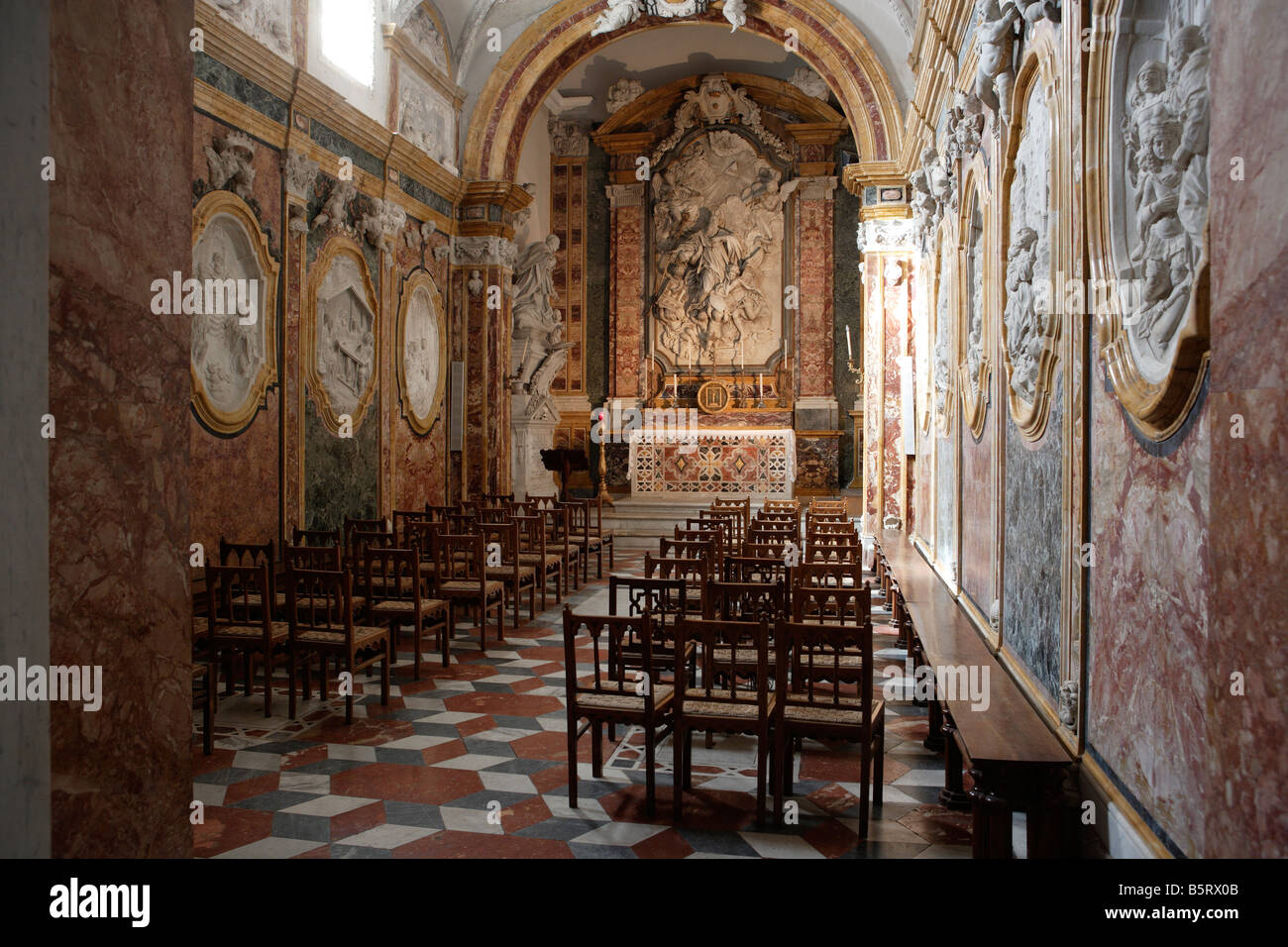 La Cattedrale di Monreale Cappella, Monreale Sicilia Foto stock - Alamy