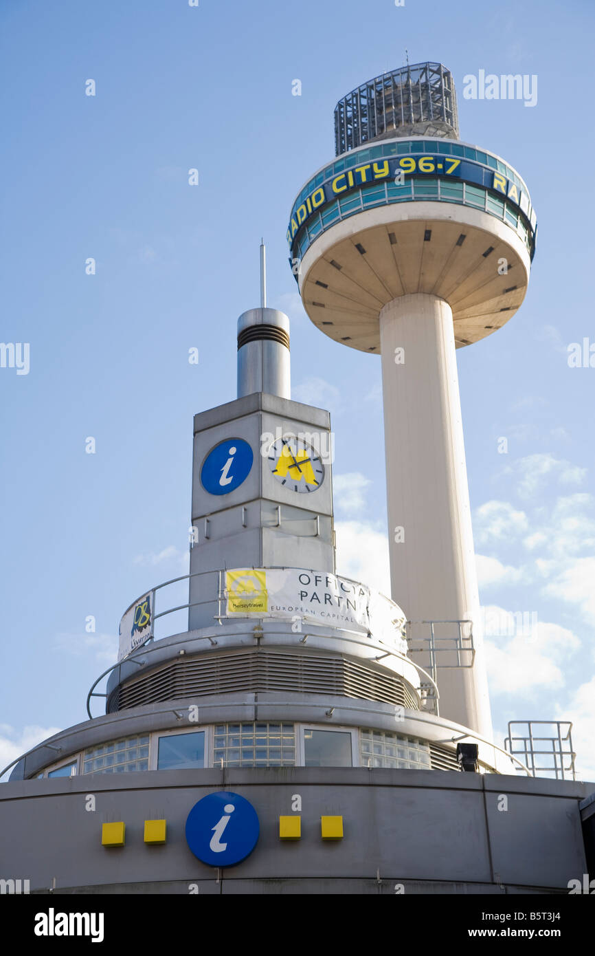 Radio City Tower nel centro della città di Liverpool Merseyside England Regno Unito Regno Unito GB Gran Bretagna Isole Britanniche Europa UE Foto Stock