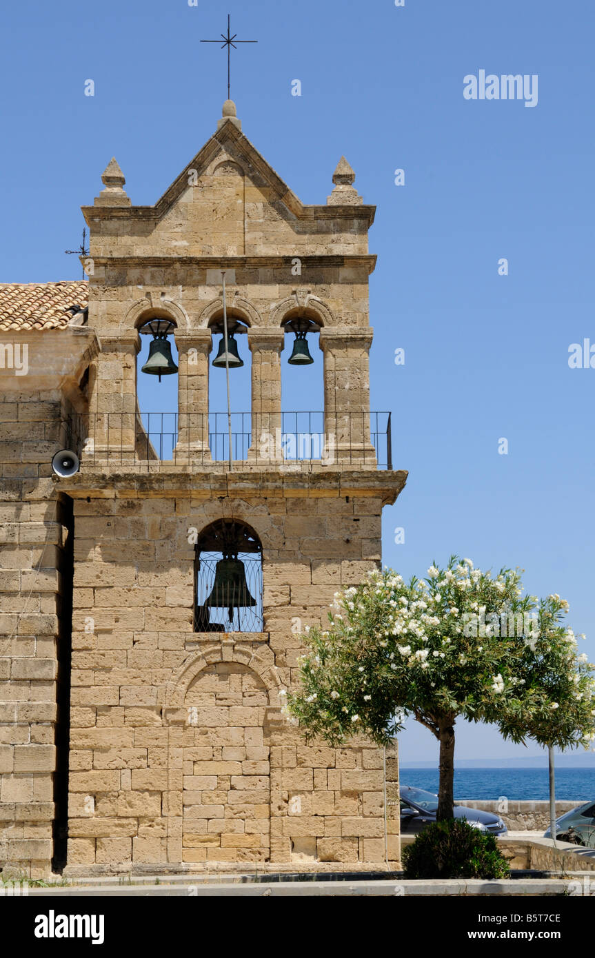 Chiesa di Agios Nikolaos Molou di b. 1561), Zante, Grecia Foto Stock