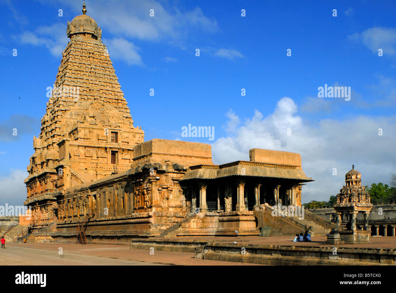 Tempio BRIHADEESHWARA A THANJAVUR TAMILNADU INDIA Foto Stock
