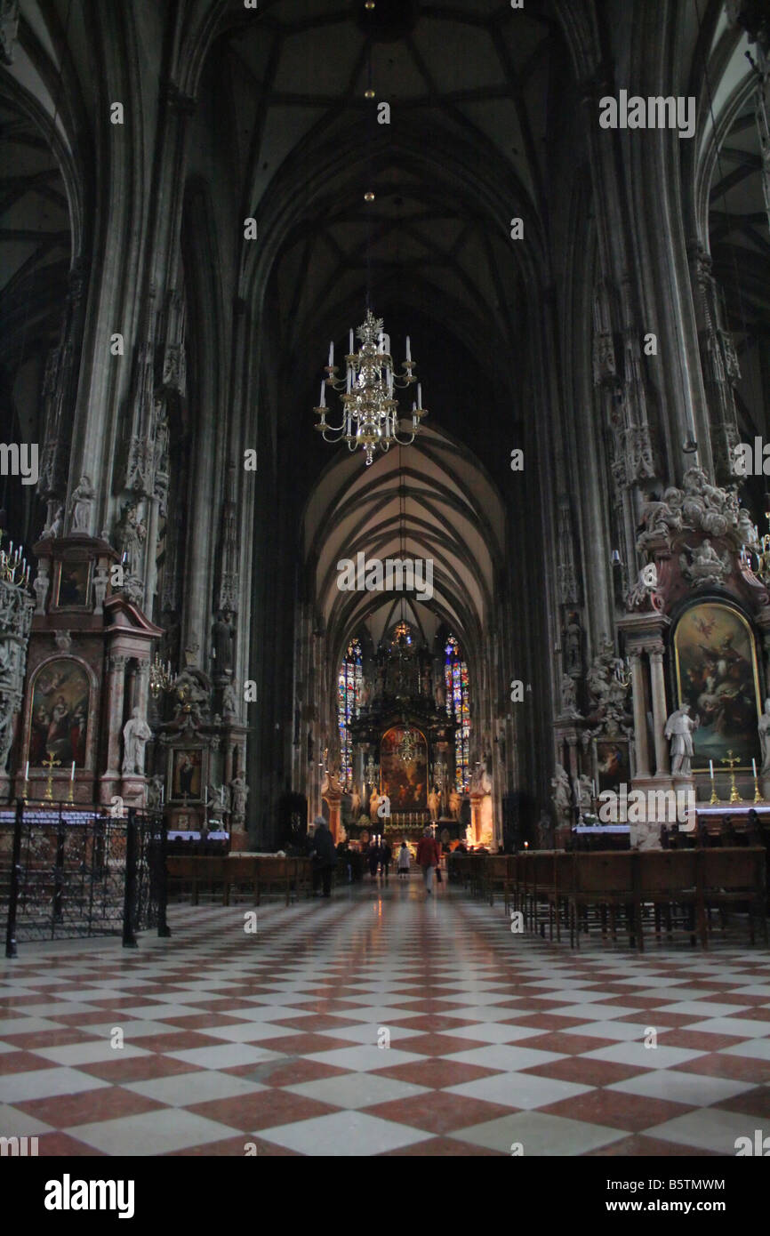 St Stephen s Cathedral punto di riferimento di Vienna Austria Foto Stock
