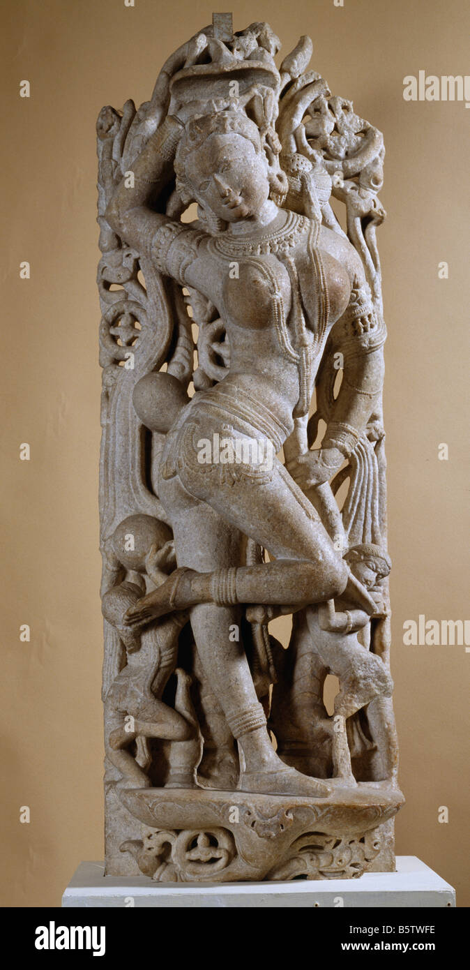 Marmo Surasundari XI secolo la dinastia guhila. Da Nagda Rajasthan Museo Nazionale di Nuova Delhi India 71 l.15 Foto Stock