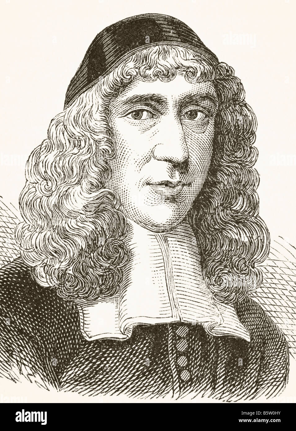 John Owen,1616 - 1683. Leader e teologo della chiesa non conformista inglese. Foto Stock