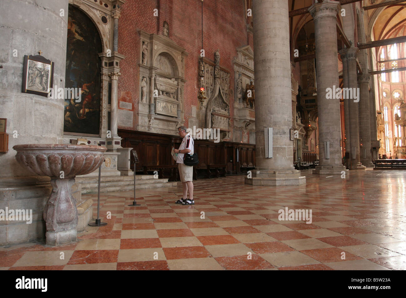 Chiesa dei Santi Giovanni e Paolo Chiesa Campo Santi Giovanni e Paolo Sestiere Castello Venezia Veneto Italia Foto Stock