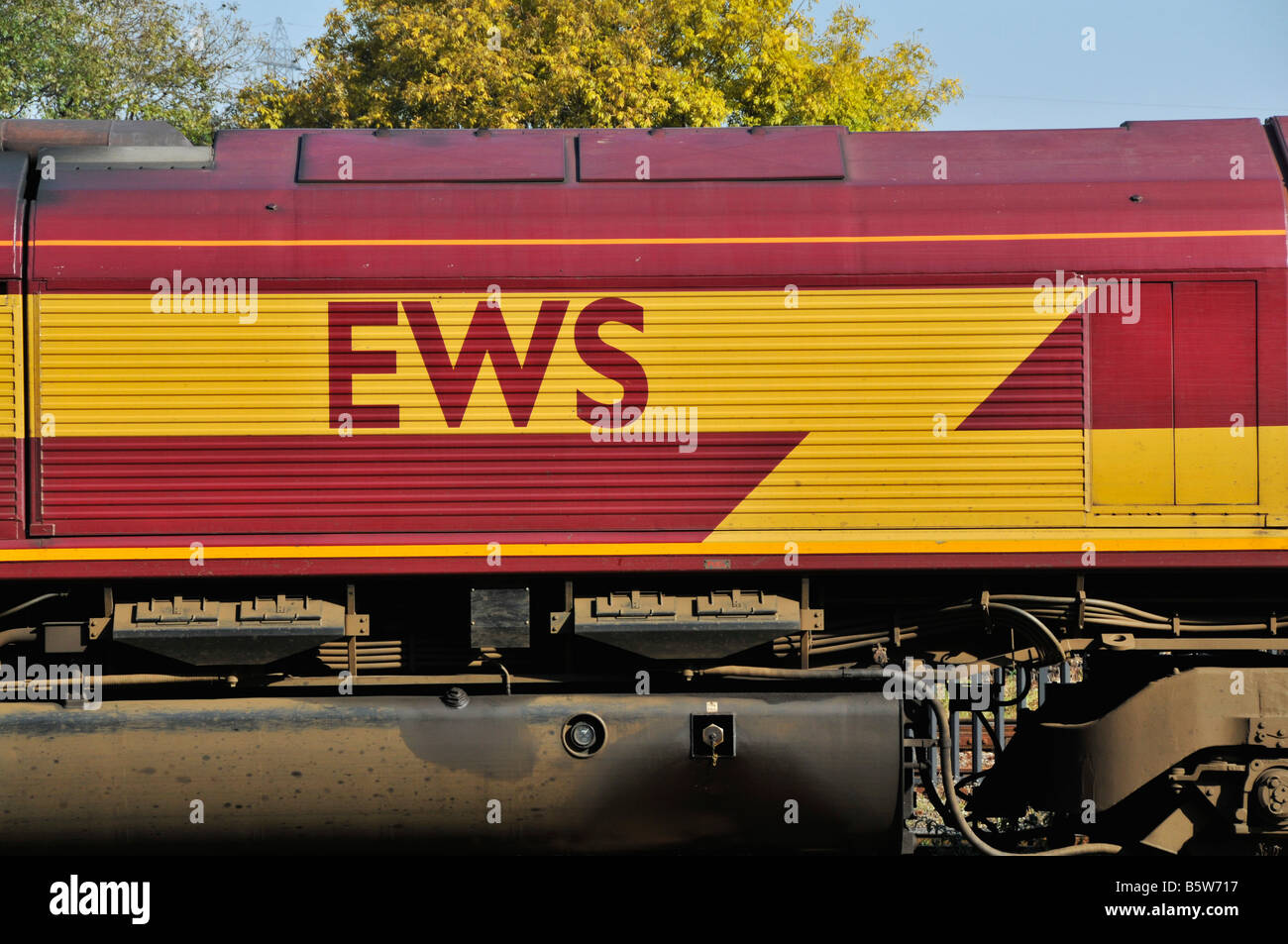 EWS - inglese e gallese e ferrovia scozzese motore Foto Stock