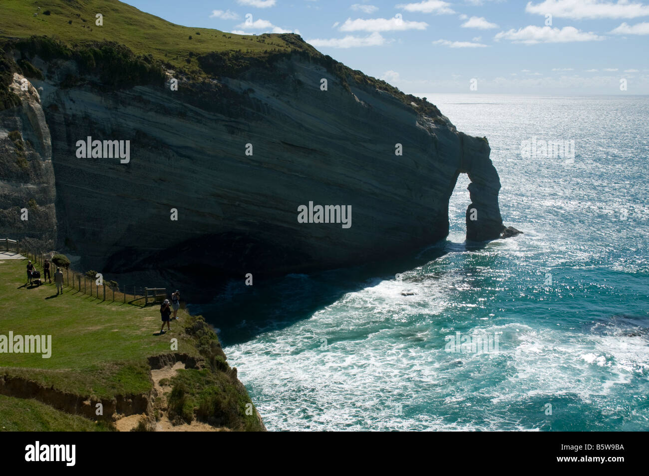 Capo di commiato, il punto più settentrionale dell'Isola del Sud, Nuova Zelanda Foto Stock