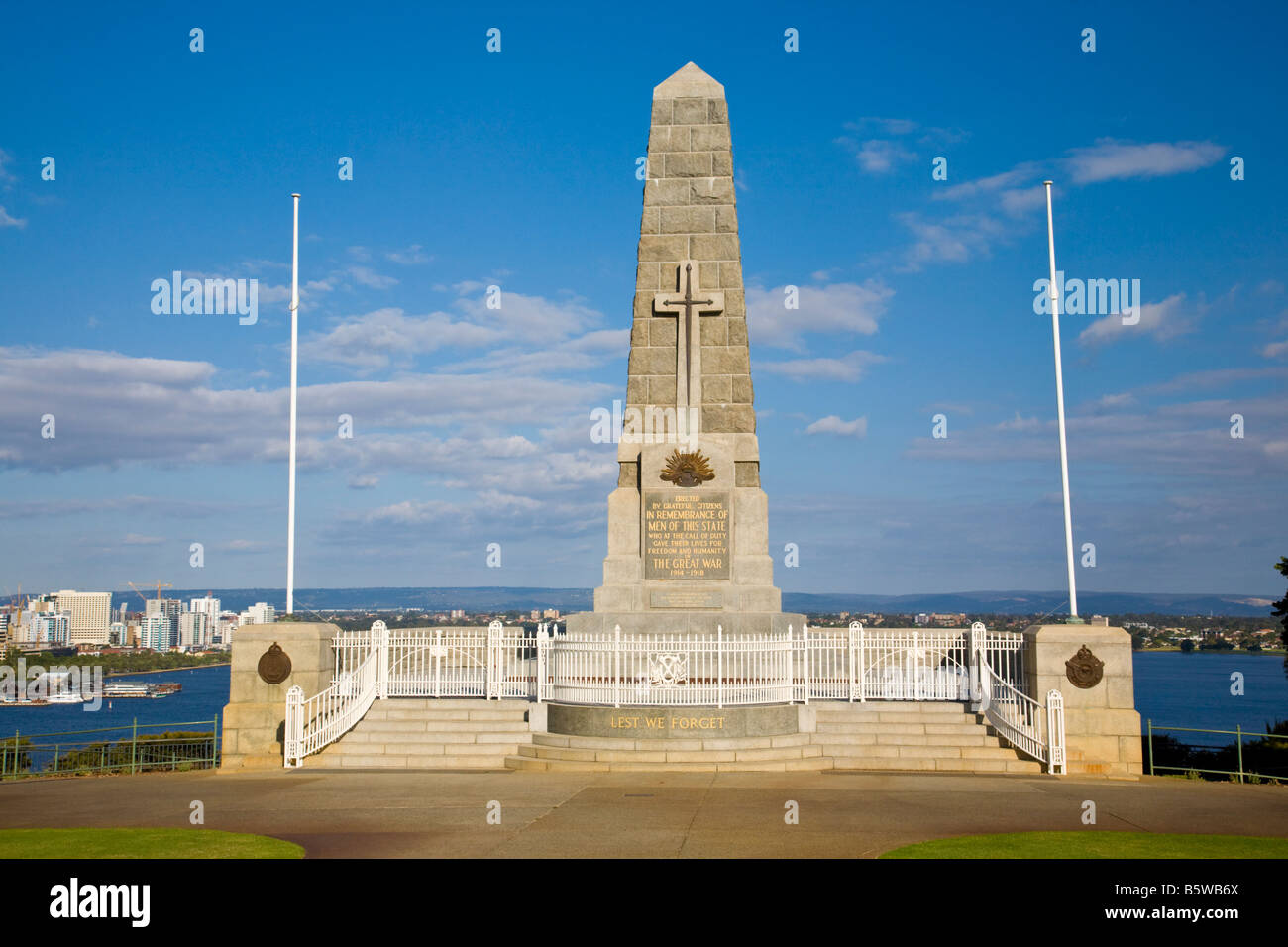 Memoriale di guerra in Kings Park Perth Western Australia Foto Stock