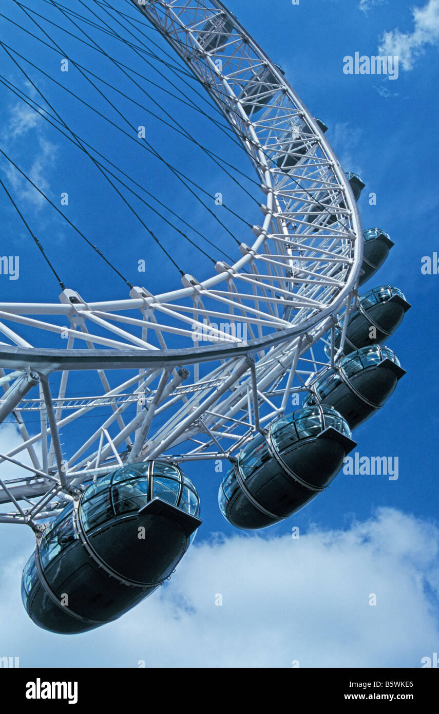 London Eye, Regno Unito Foto Stock