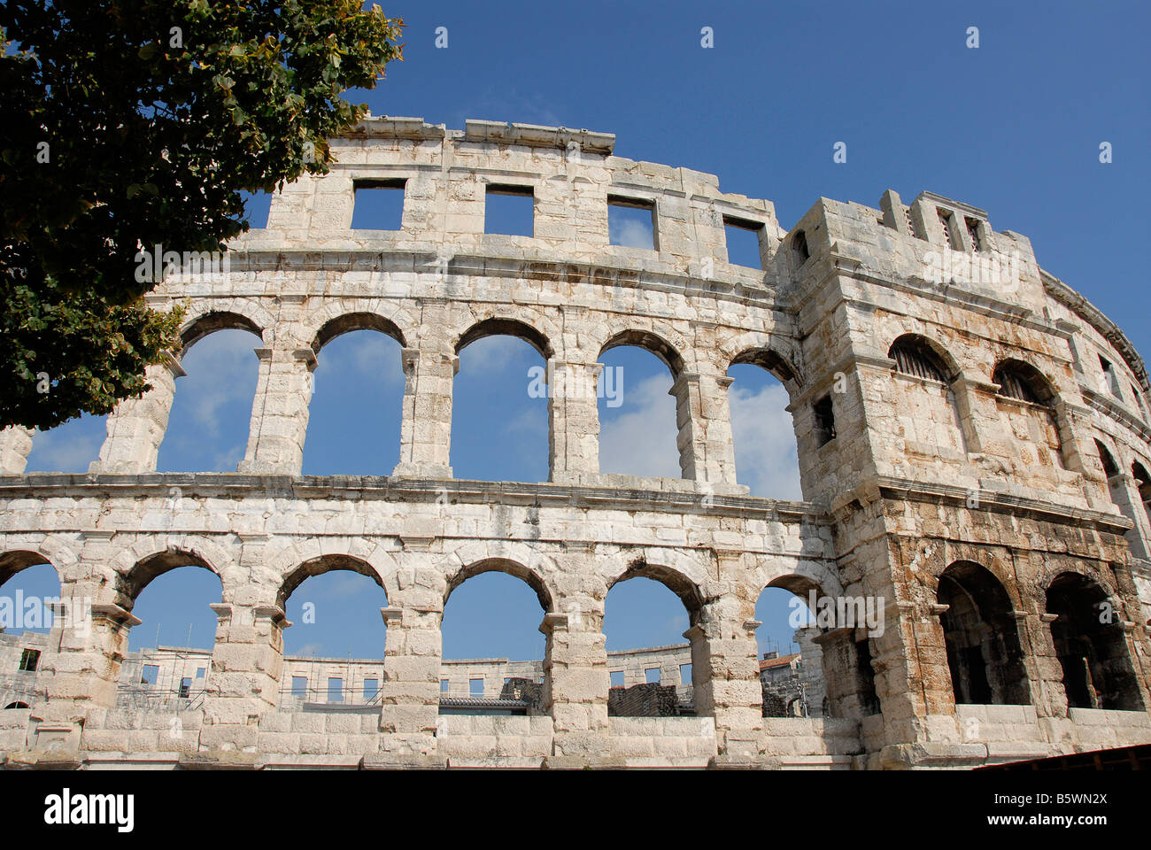 Arena di Pola Croazia Foto Stock