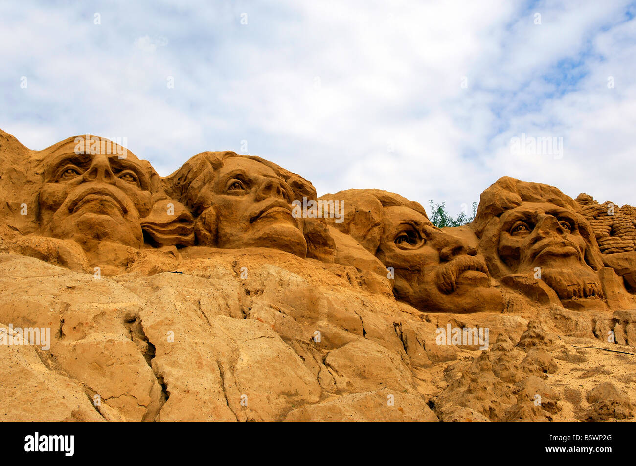 Il monte Rushmore i padri fondatori Foto Stock