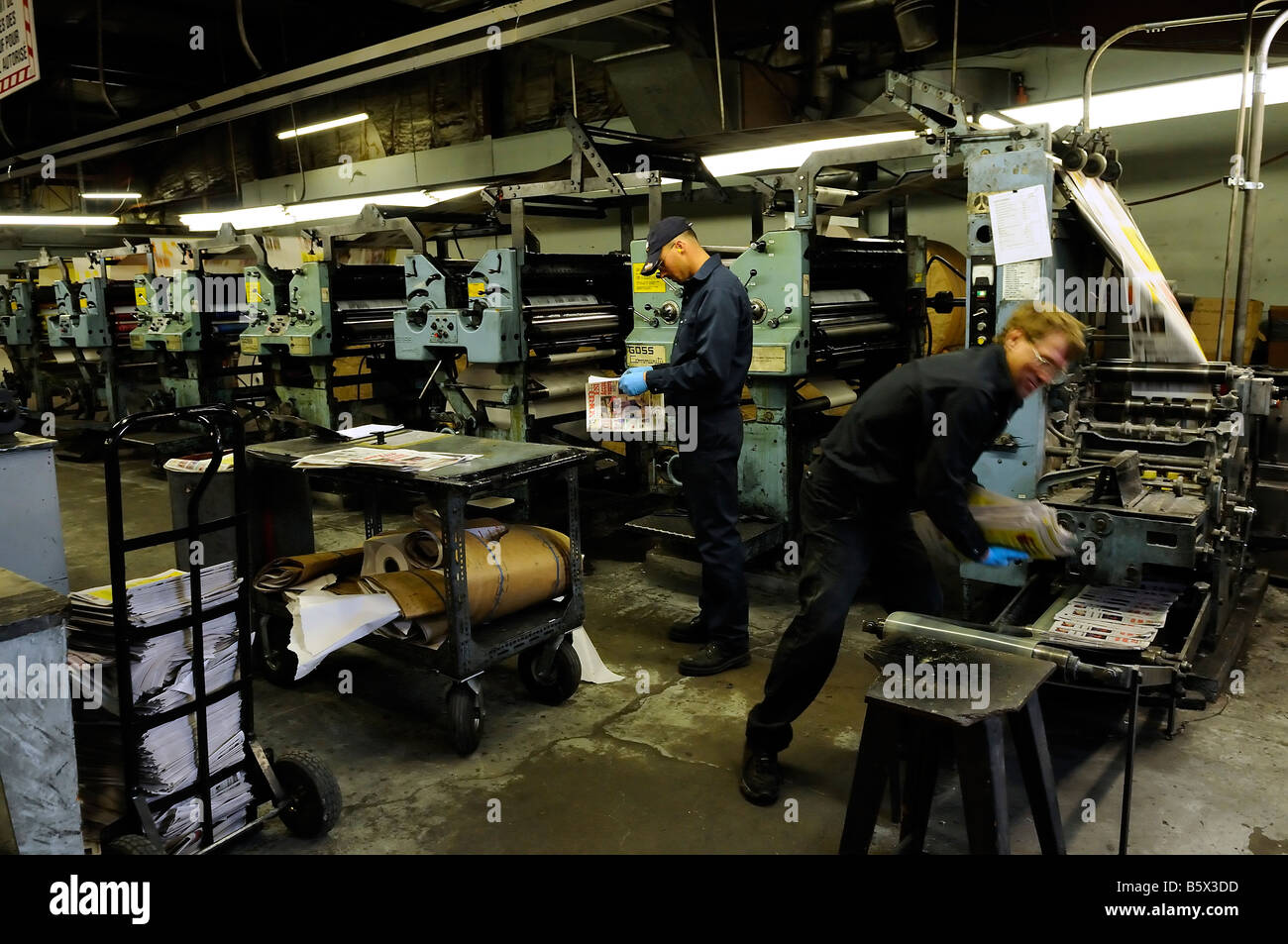 Ufficio stampa Foto Stock